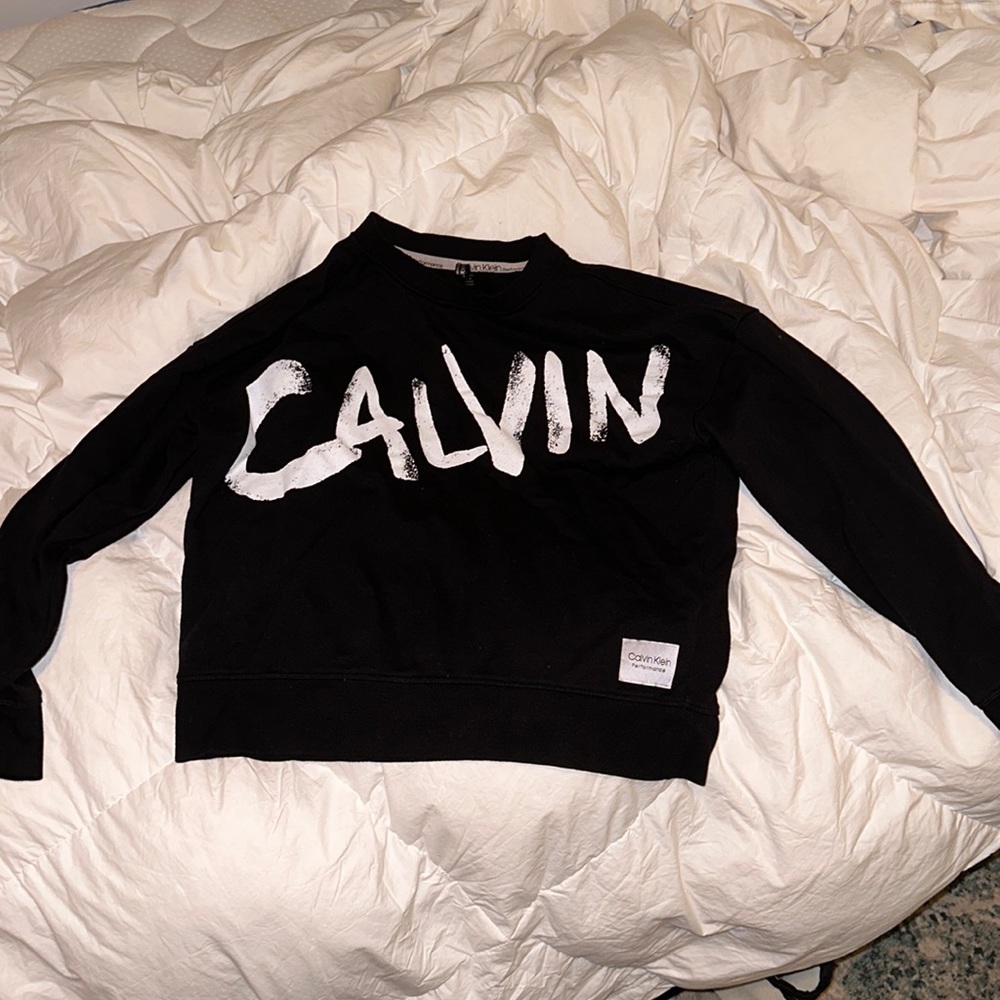 Black Calvin Klein Crew Neck